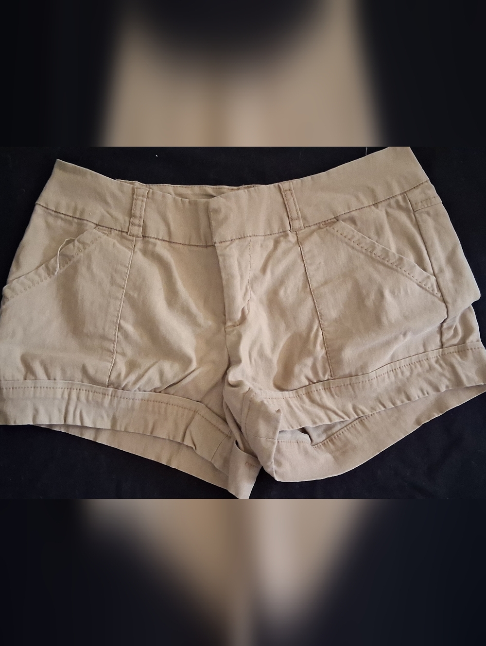 BeBop Khaki Women's Bermuda Shorts with Front Pockets